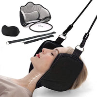 Hammock with Stand for Neck Traction Massager Hamac Cervicales to Reduce Neck Pain Relief Relaxation with Free Eye Mask