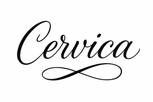 Cervica but in cursive